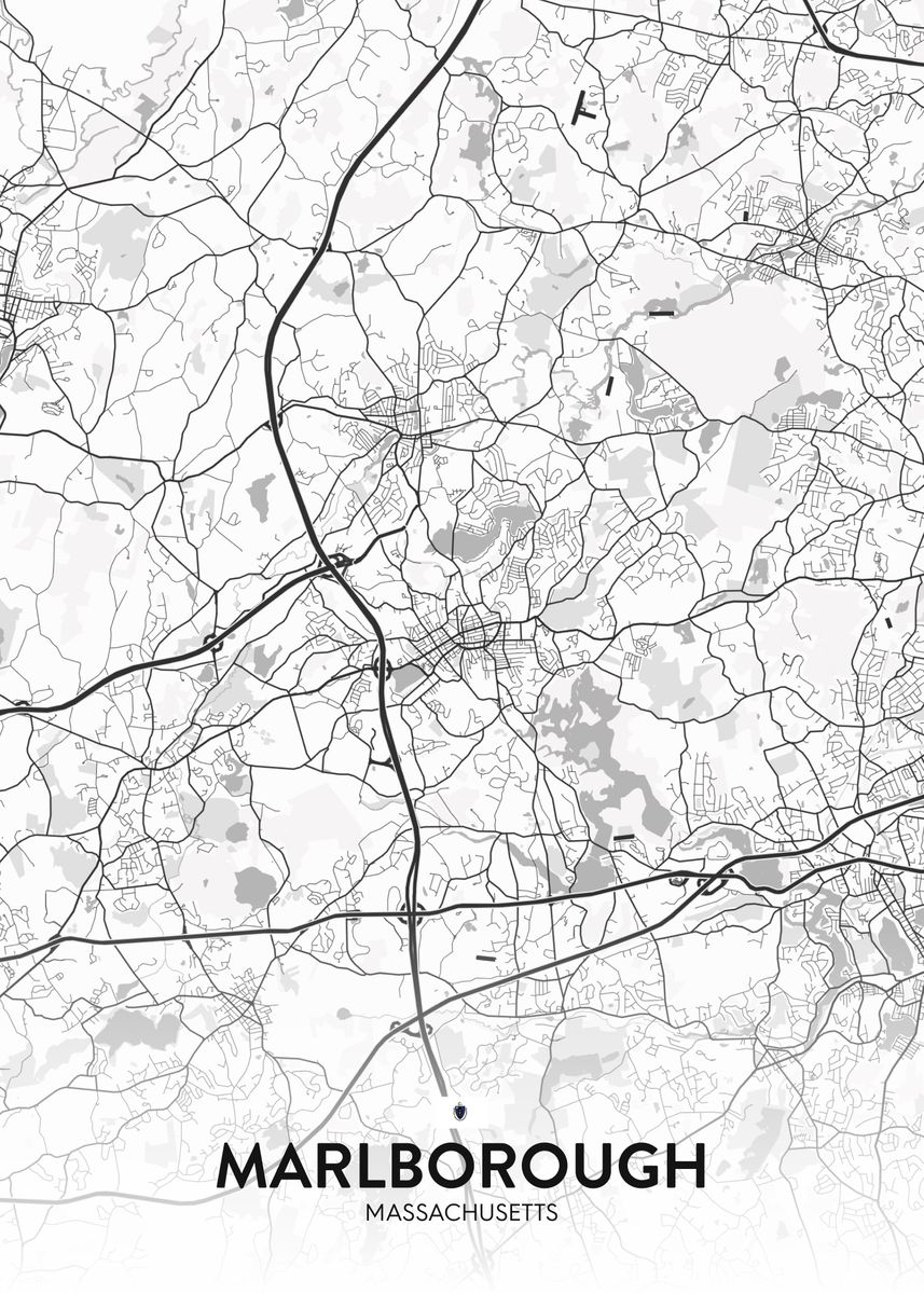 'Marlborough MA' Poster by IMR Designs Displate