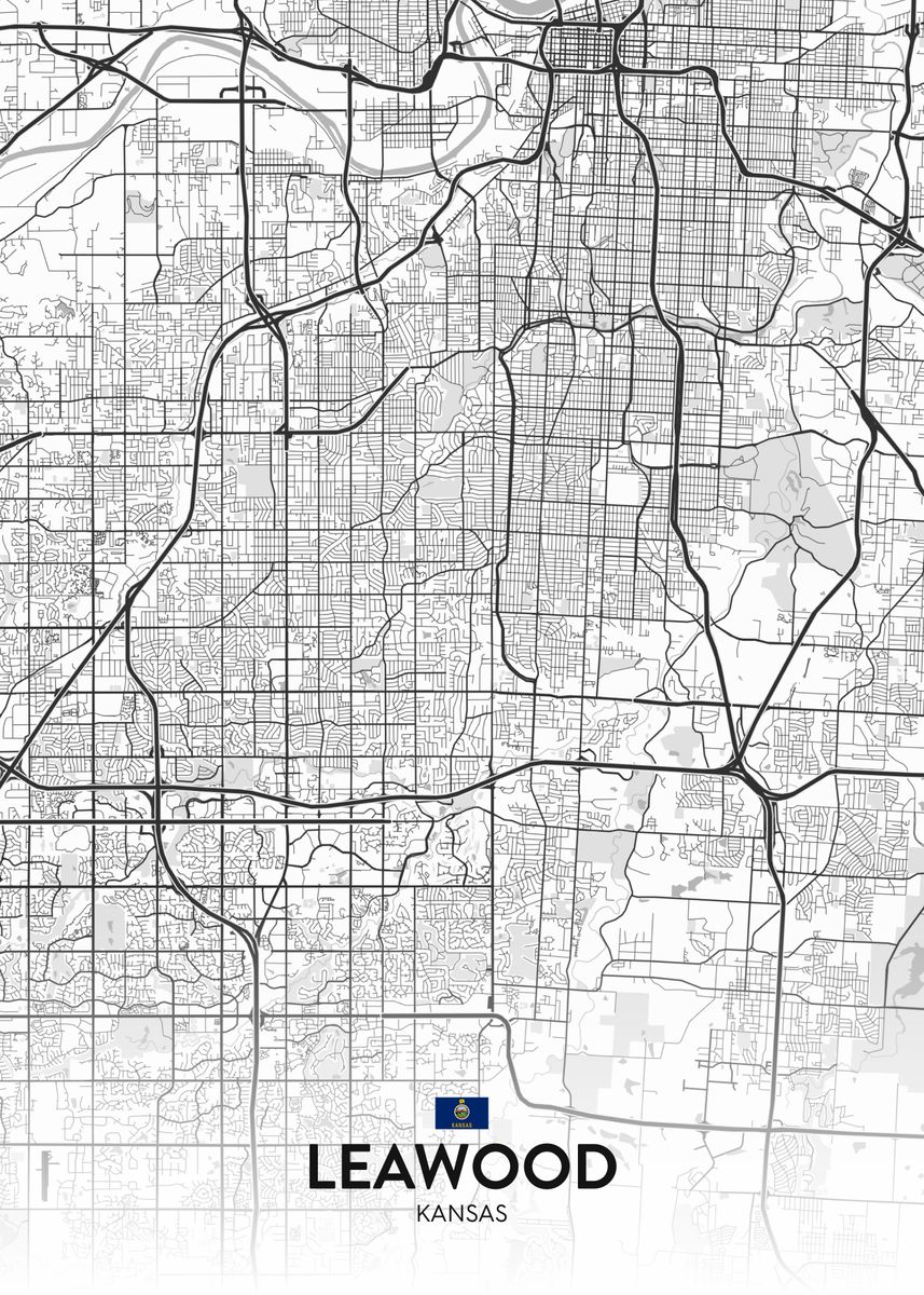 Leawood KS Poster By IMR Designs Displate 