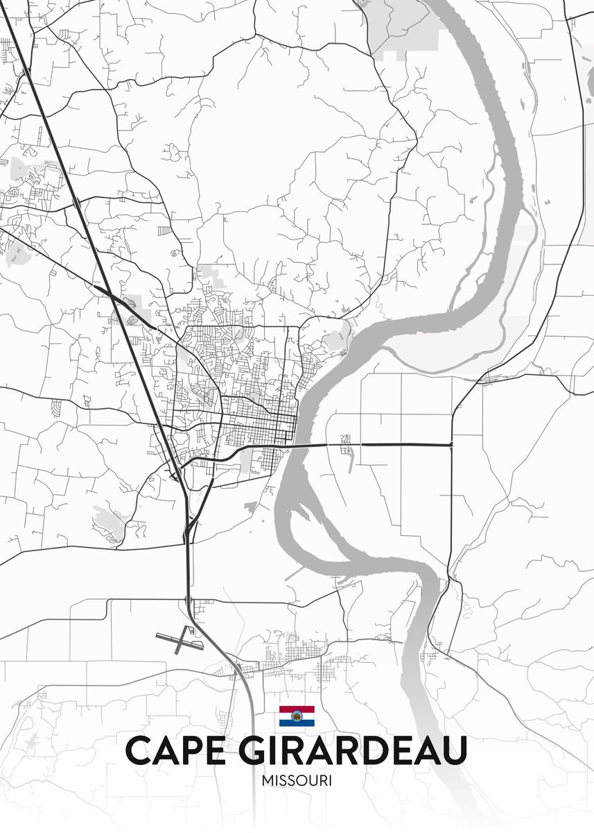 'Cape Girardeau MO' Poster by IMR Designs Displate