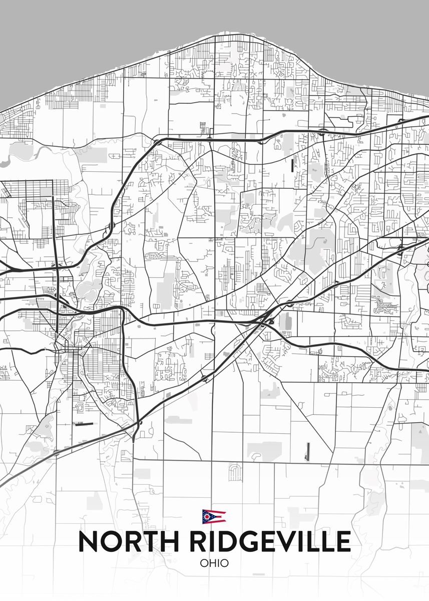 'North Ridgeville OH' Poster by IMR Designs Displate