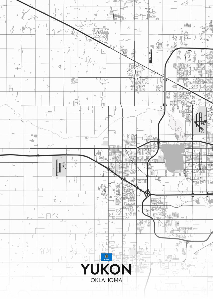 'Yukon OK' Poster by IMR Designs Displate