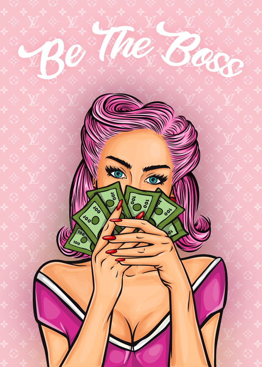 'Be The Boss' Poster by Five Senses Art | Displate