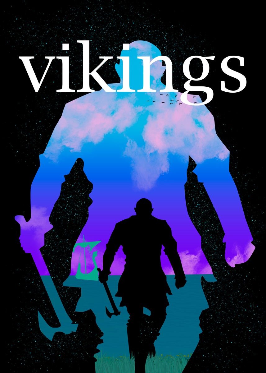 'vikings ' Poster by alesha art Displate