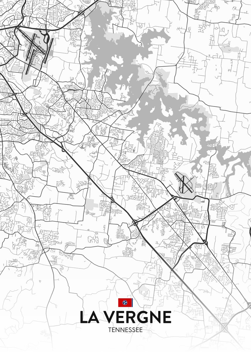 'La Vergne TN' Poster by IMR Designs Displate