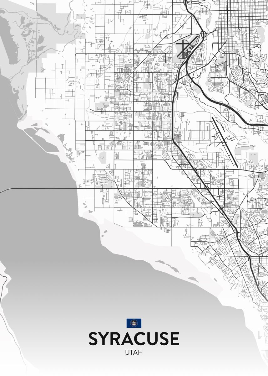 'Syracuse UT' Poster by IMR Designs Displate