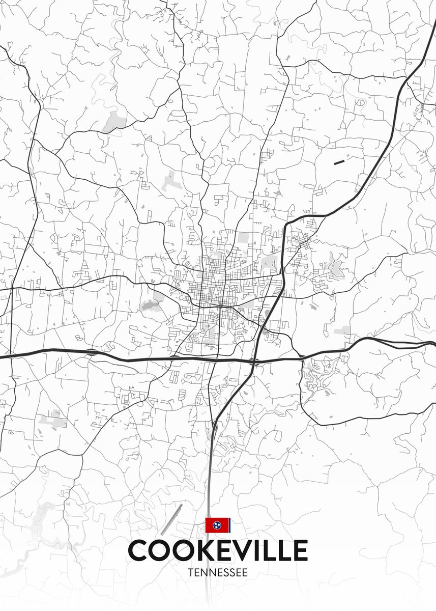 'Cookeville TN' Poster by IMR Designs Displate