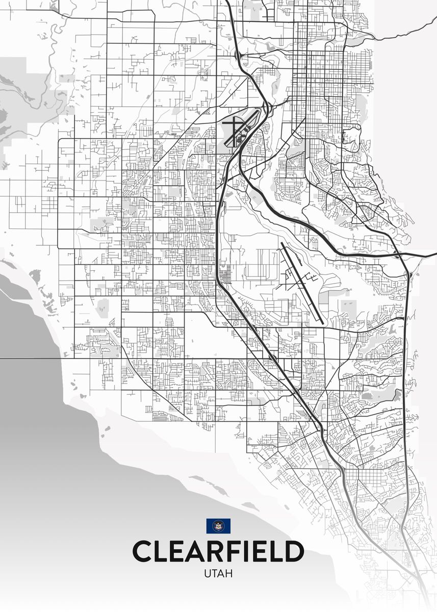 'Clearfield UT' Poster by IMR Designs Displate