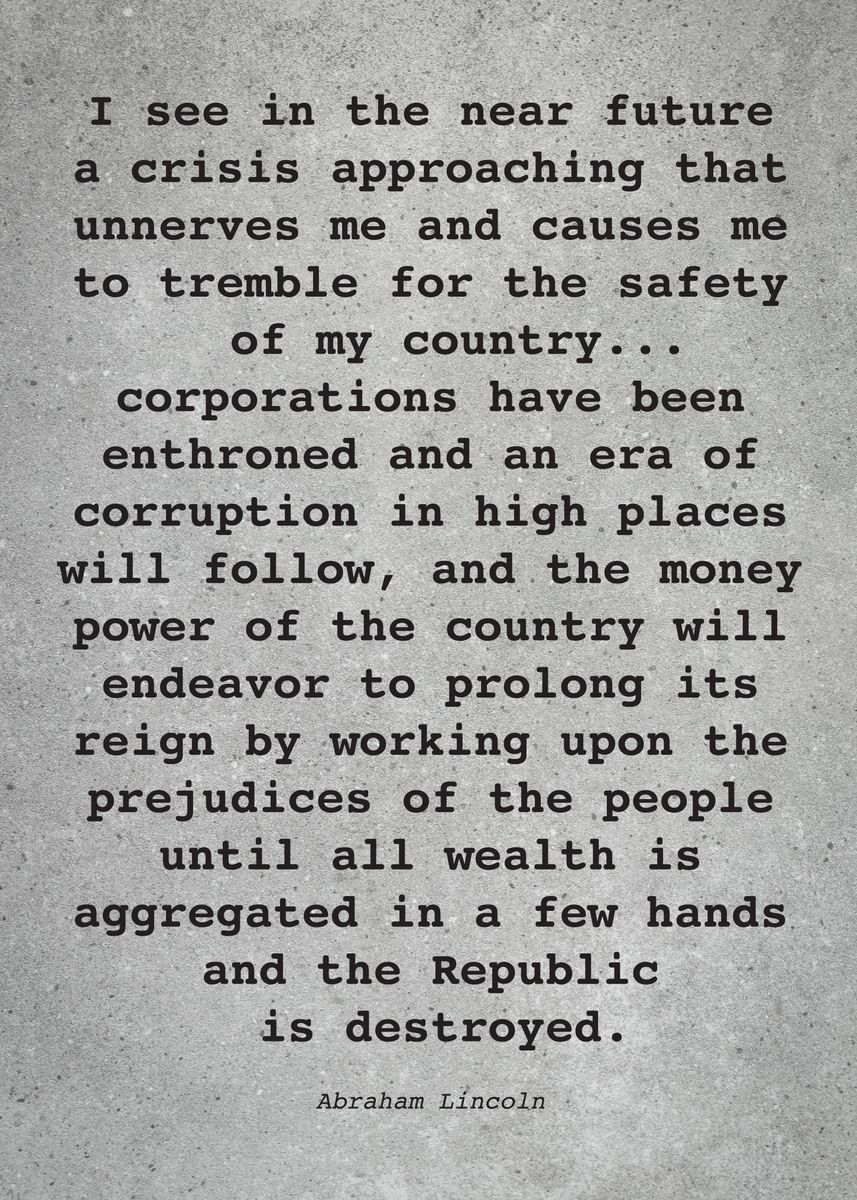 Abraham Lincoln Quote: “I see in the near future a crisis approaching that unnerves  me and