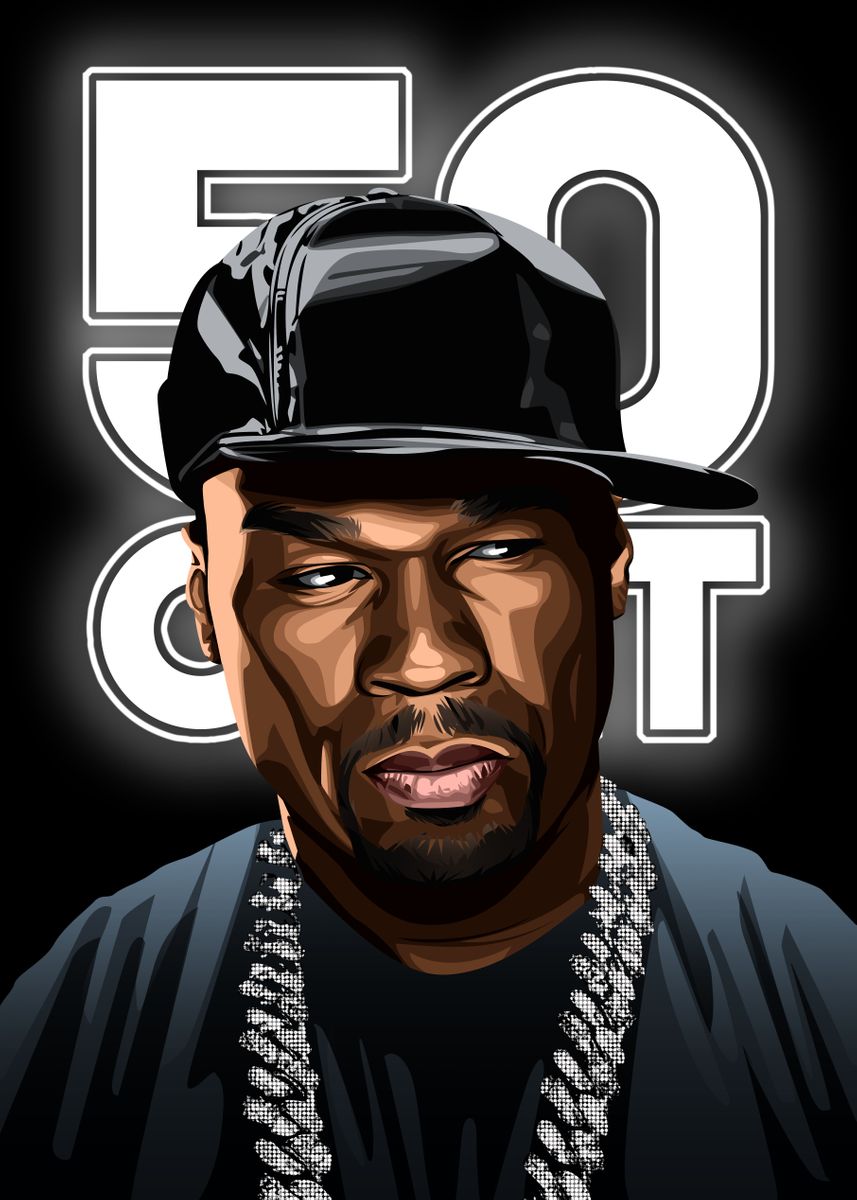 50 Cent' Poster by Athlehema by MochtretPro | Displate