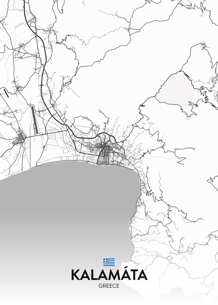 'Kalamata GR' Poster by IMR Designs Displate