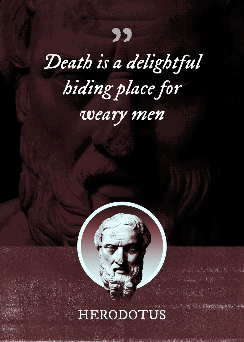 'Death is a delightful' Poster by Syahrasi | Displate