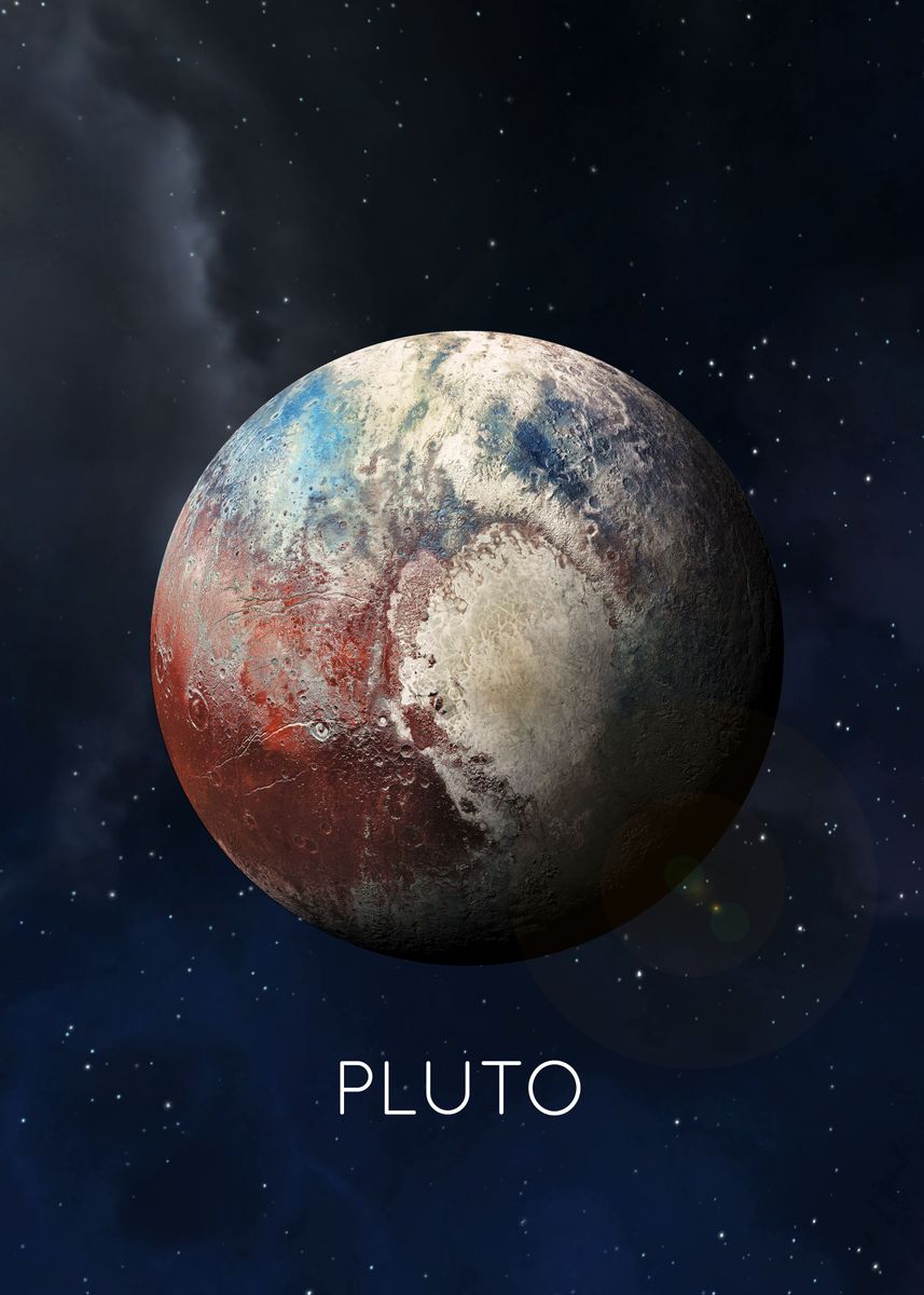 'Pluto' Poster by TSG Art | Displate