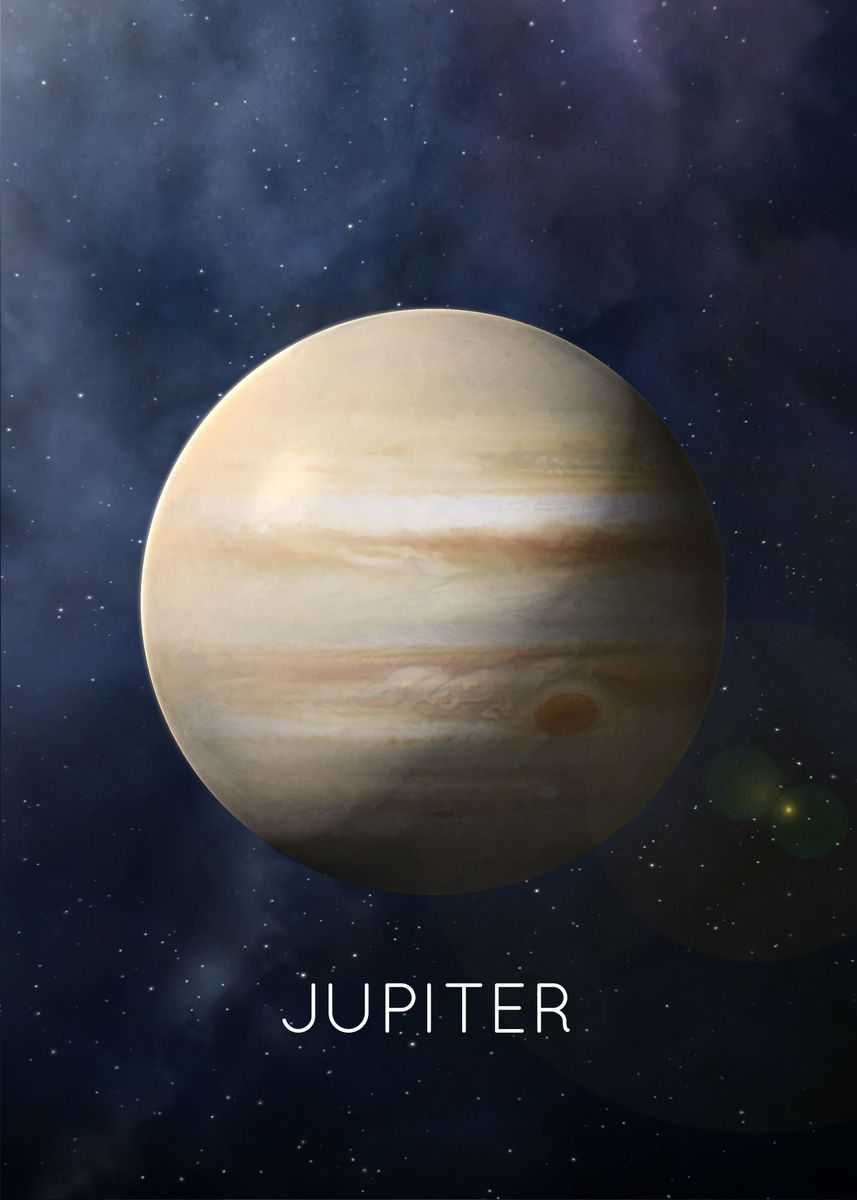 'Jupiter' Poster, picture, metal print, paint by TSG Art | Displate