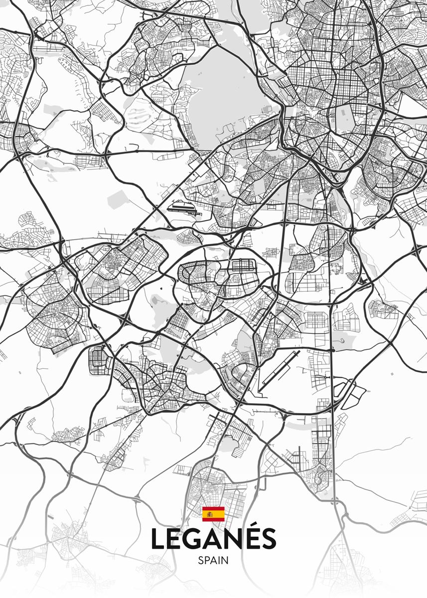 'Leganes ES' Poster by IMR Designs | Displate