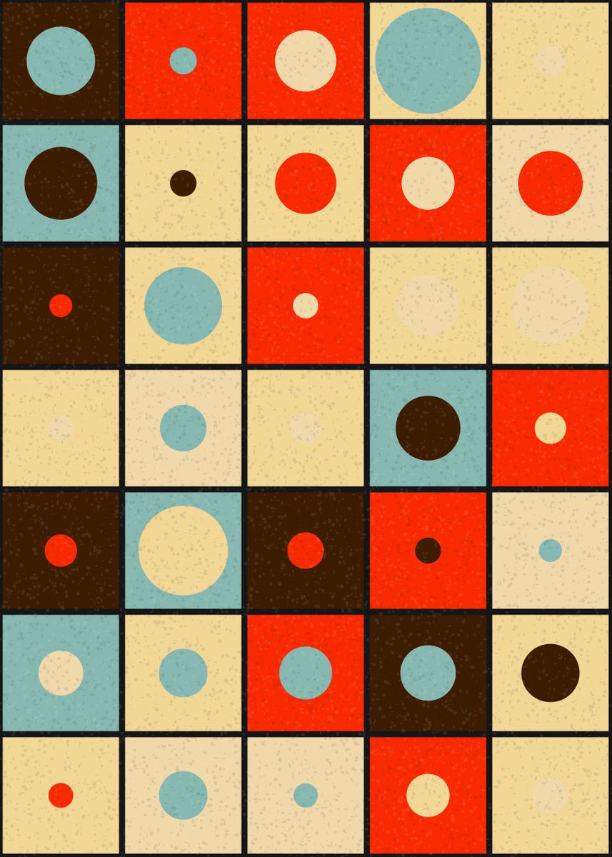'Geometric Pattern' Poster, picture, metal print, paint by Iurii ...
