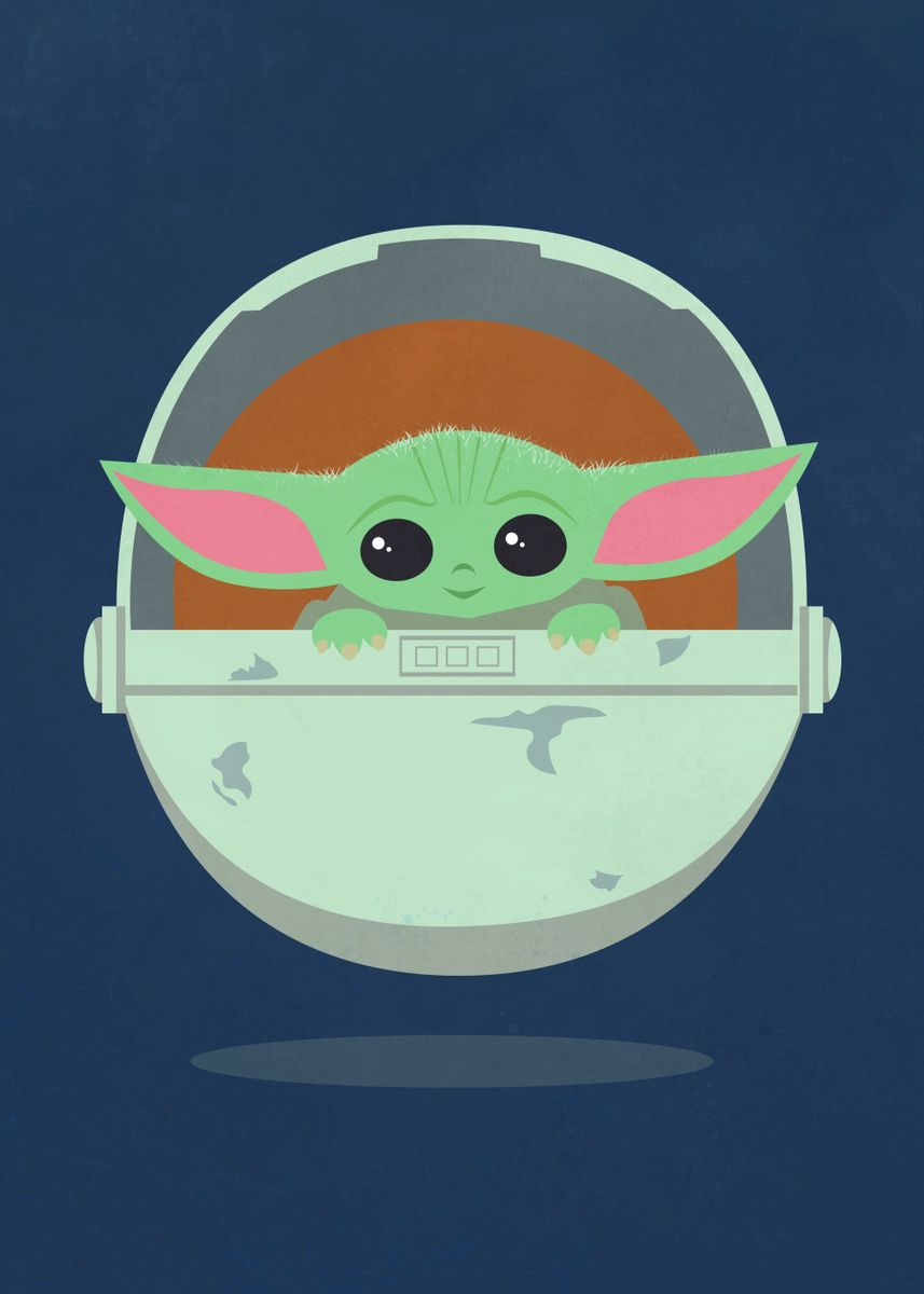 Baby Yoda' Poster by Star Wars | Displate