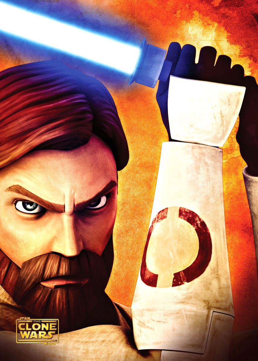 'Obi-Wan' Poster by Star Wars   | Displate