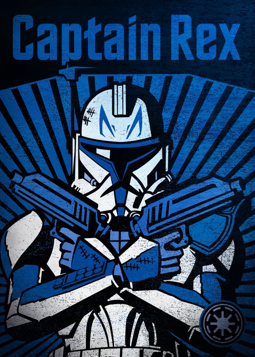 Displate - Poster en Métal - Monté sur Aimant - Star Wars - Captain Rex  Graffitti Helmet - Taille L - 67,5x48cm : : Cuisine et Maison
