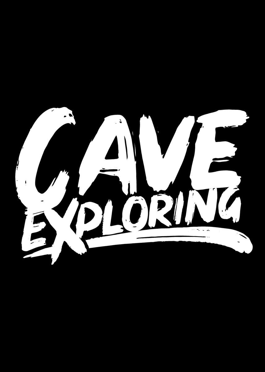 'Cave Exploring' Poster by dr3designs | Displate