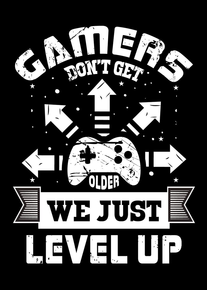 'Gamer Birthday' Poster, picture, metal print, paint by ZS C O M M E R ...