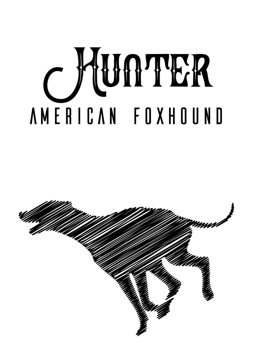 'Hunter' Poster, picture, metal print, paint by Petra Rommelfanger