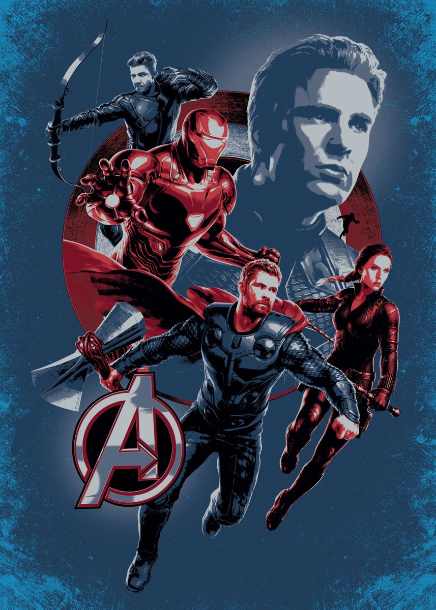 'Team Shot' Poster by Marvel   | Displate