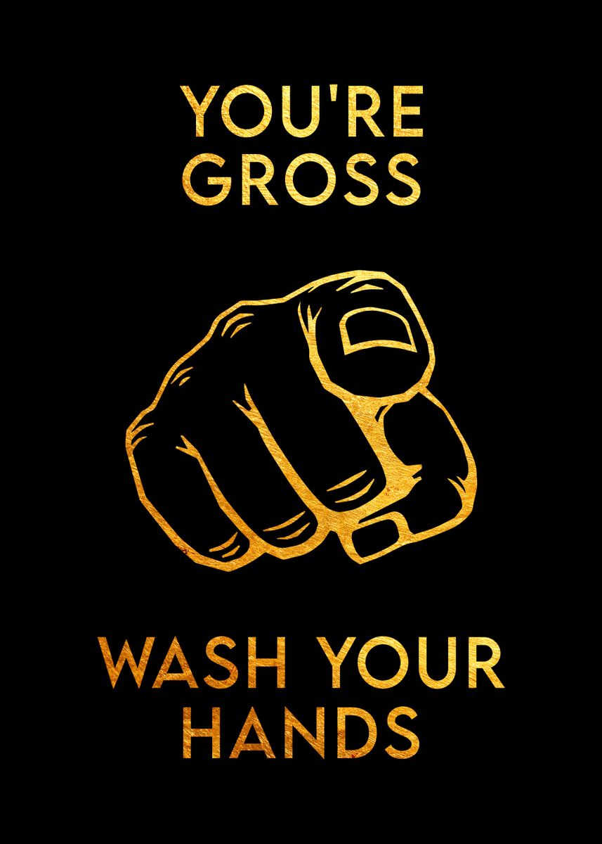 'Toilet Gold' Poster by Kenny Studio Displate