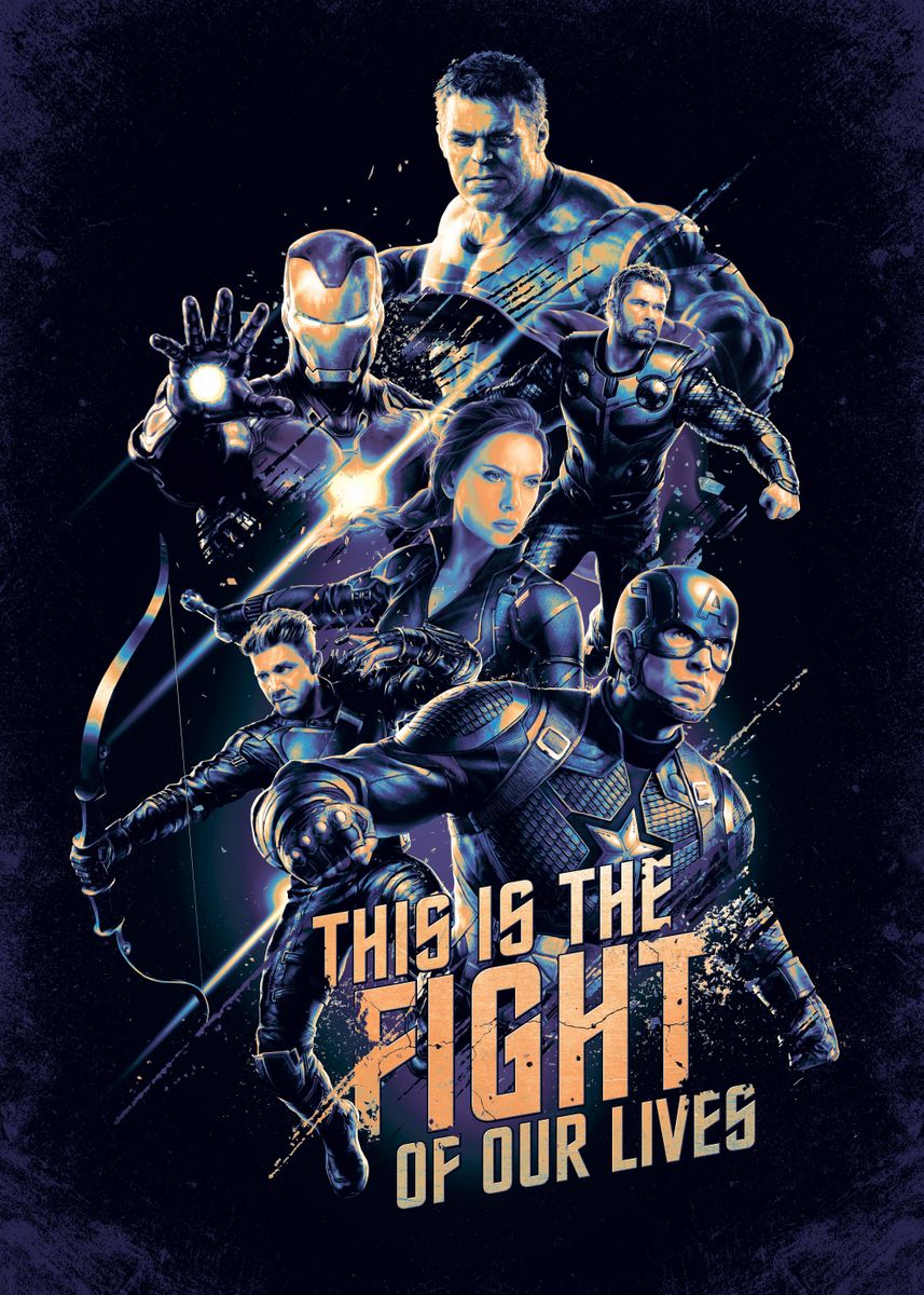'Fight of Our Lives' Poster by Marvel   | Displate