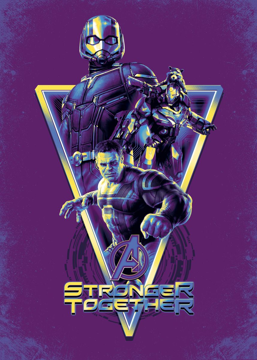 'Stronger Together' Poster by Marvel   | Displate