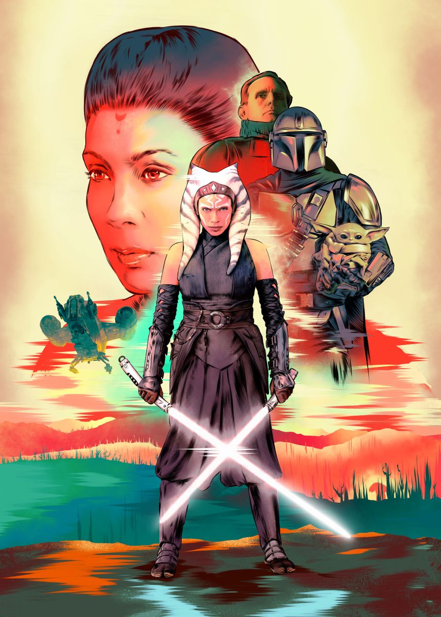 'Ahsoka' Poster by Star Wars   | Displate