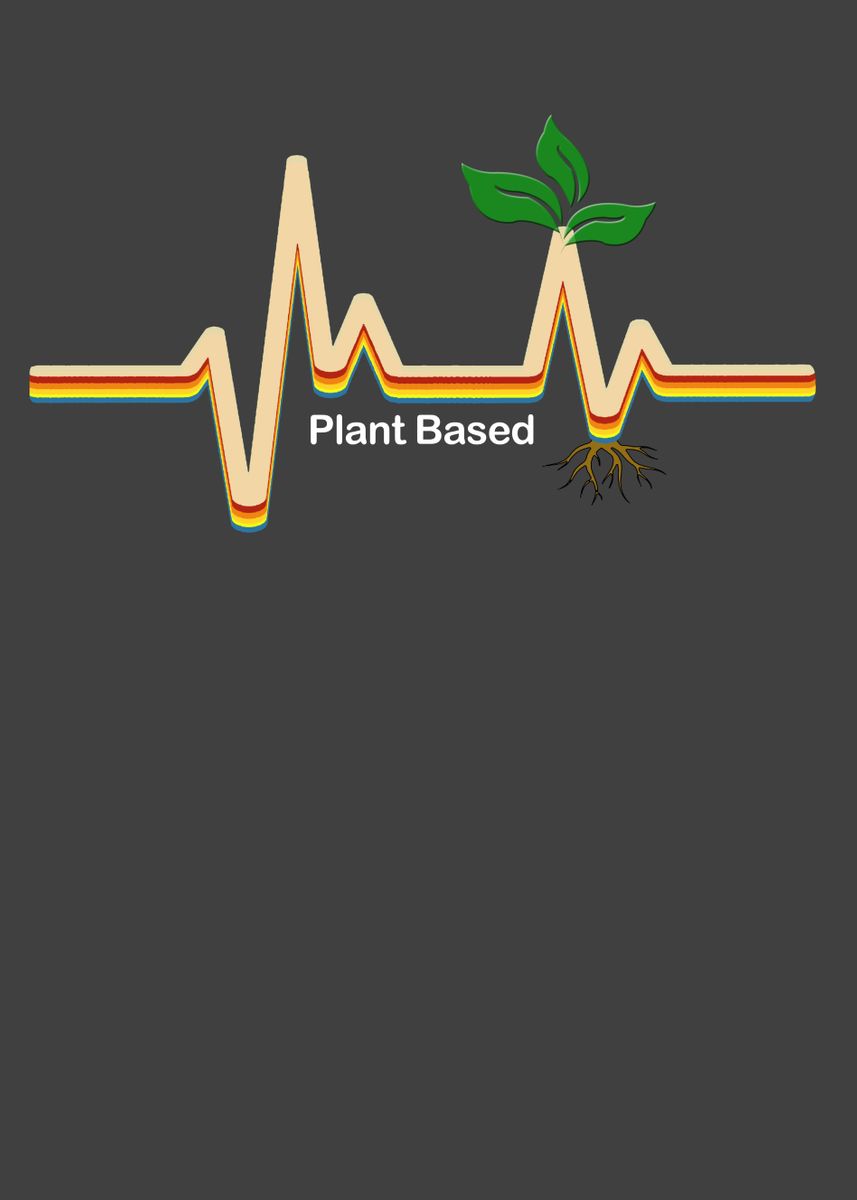 'Plant based diet' Poster, picture, metal print, paint by BeMi | Displate