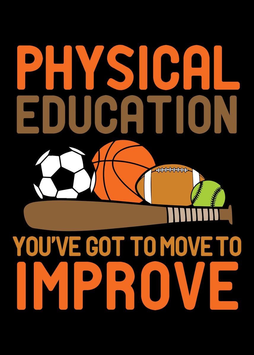 'Physical Education Teacher' Poster by Sebastian Wünsche | Displate