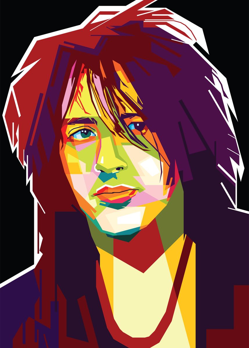 'izzy stradlin' Poster by Aminuddin amex | Displate