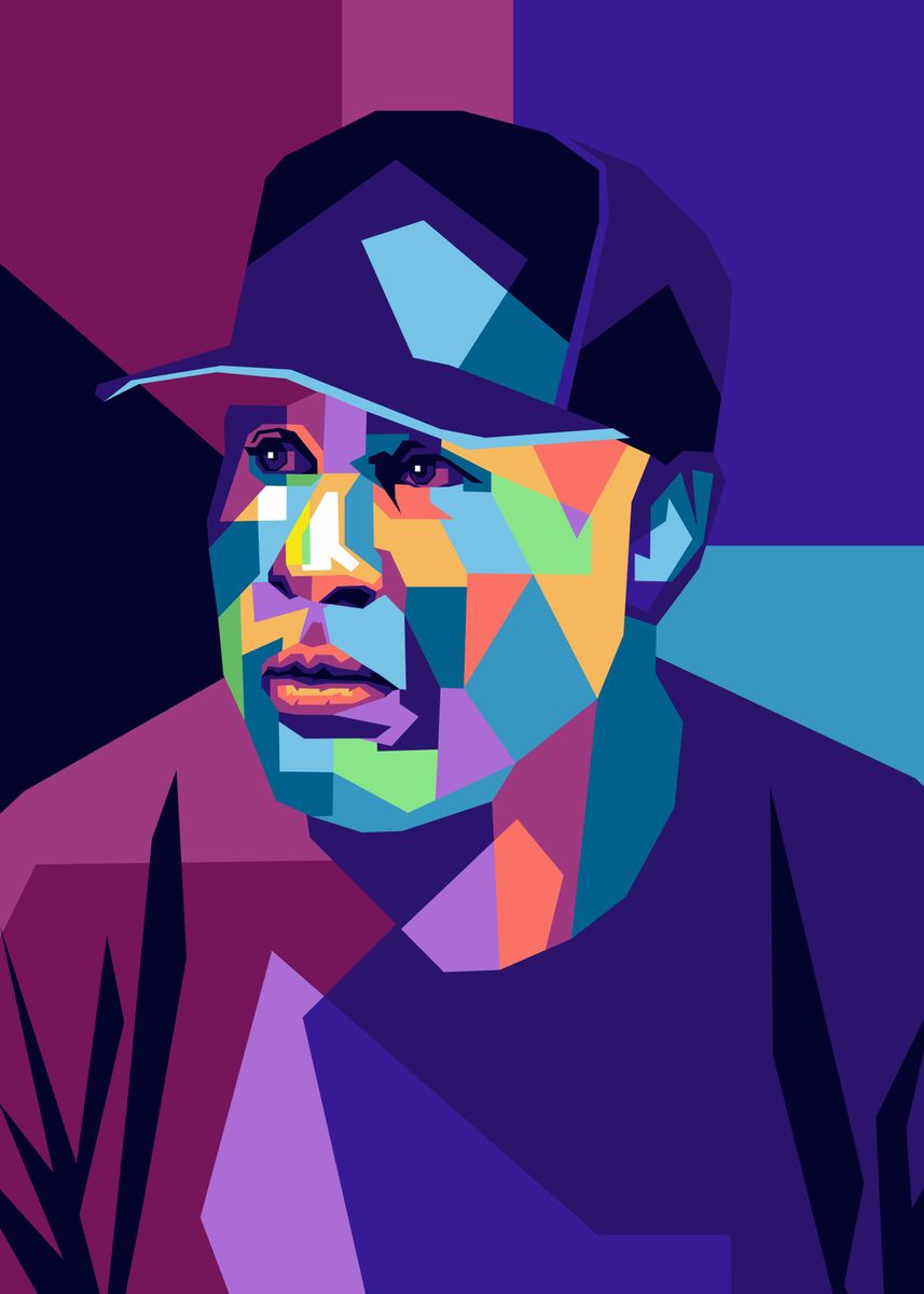 'erick Thomas In Pop Art' Poster By Ar Dani 