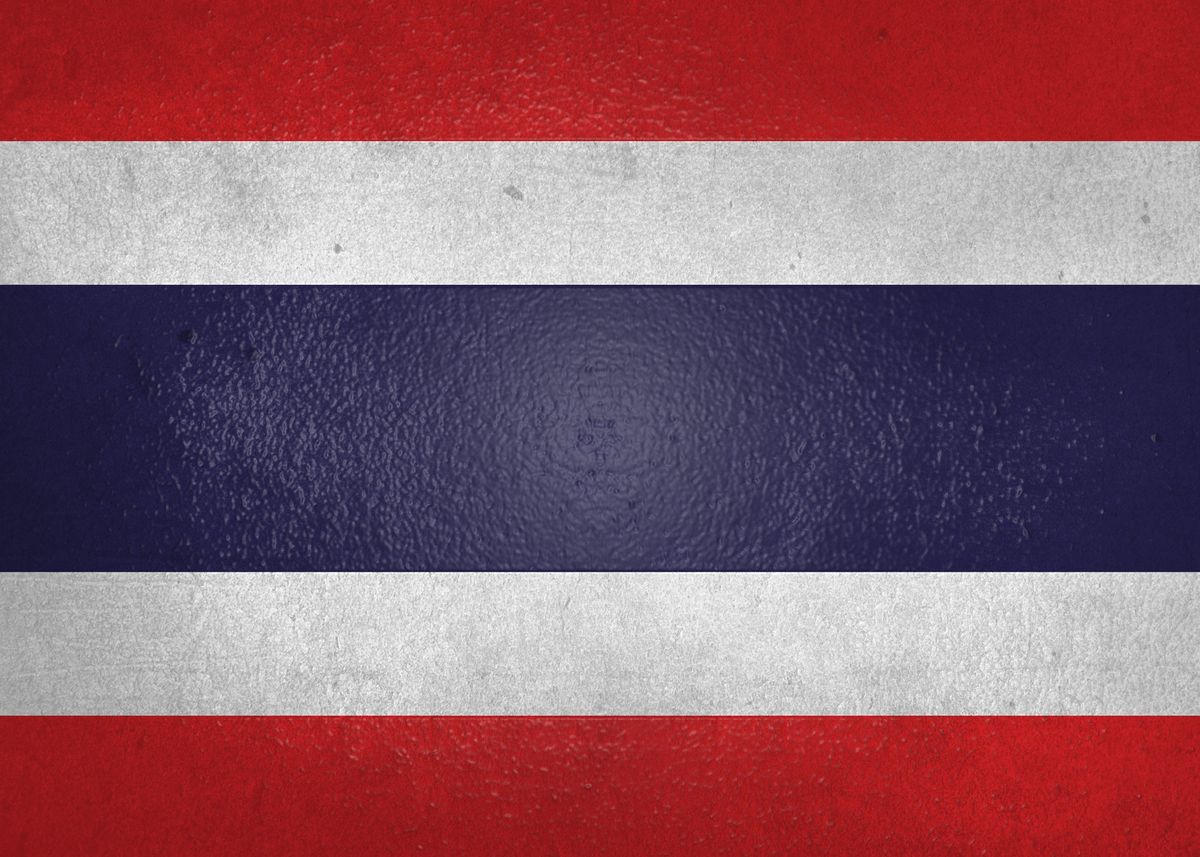 Thailand flag' Poster by Sam Kal | Displate