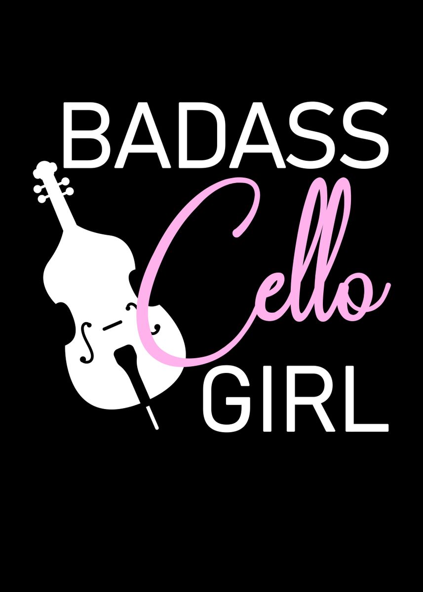 Badass Cello Girls Poster By Andreas Schellenberg Displate 9106