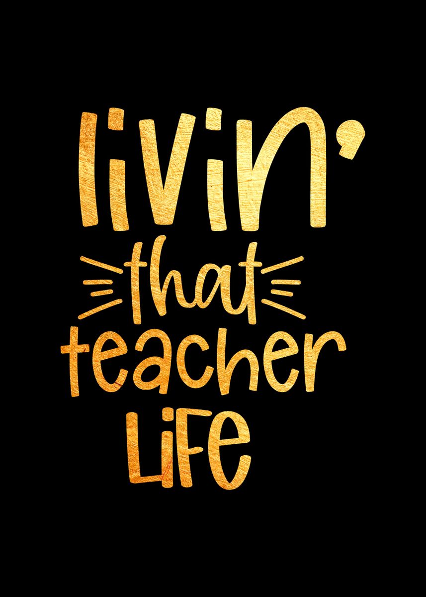 'Teacher' Poster by BigBaby Displate