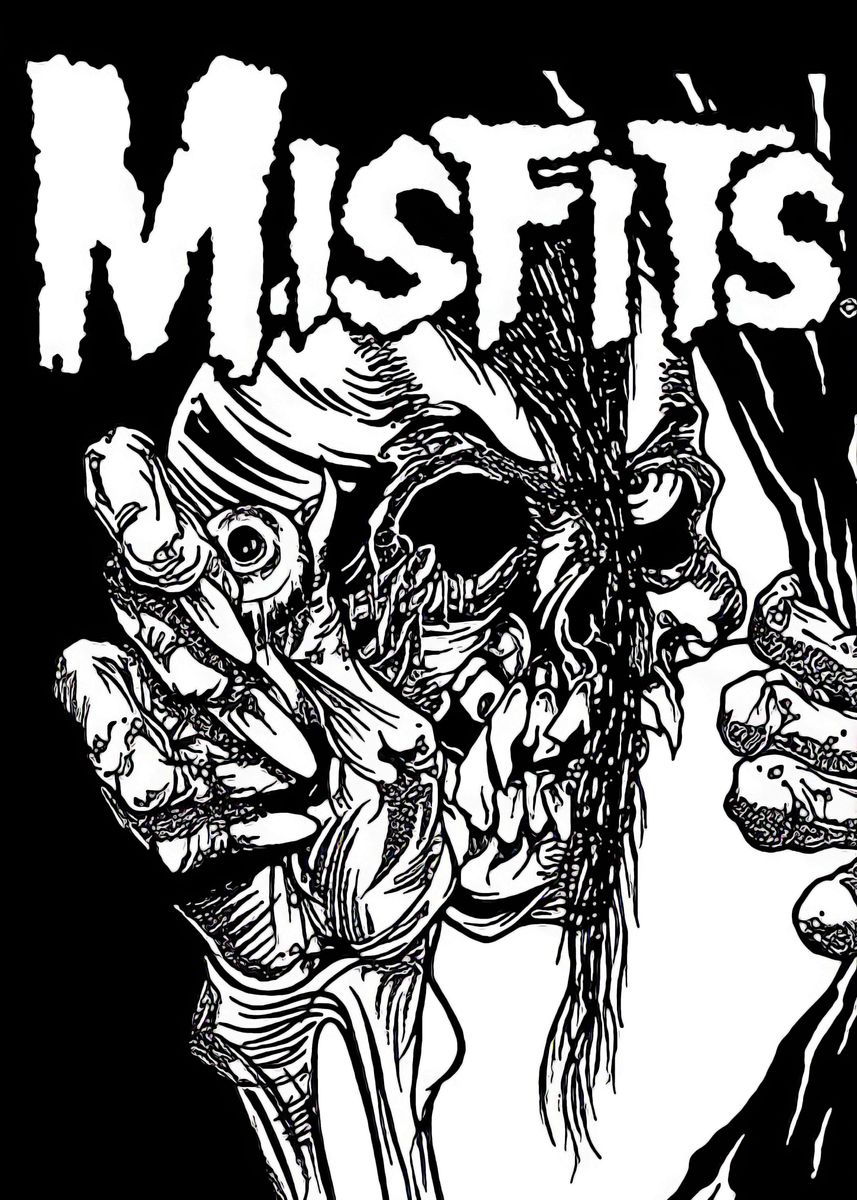 'Misfits heavy Metal Music' Poster, picture, metal print, paint by ...