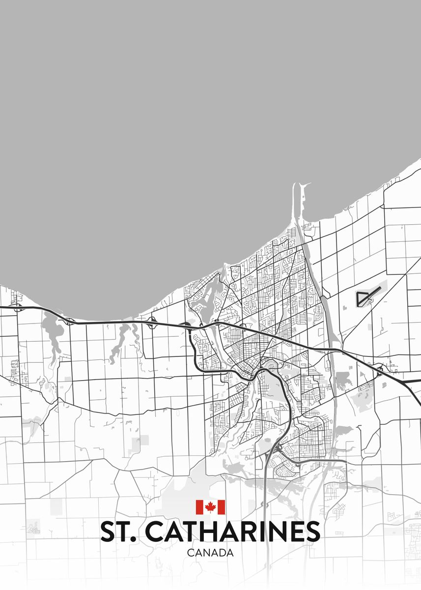 'St Catharines CA' Poster by IMR Designs Displate