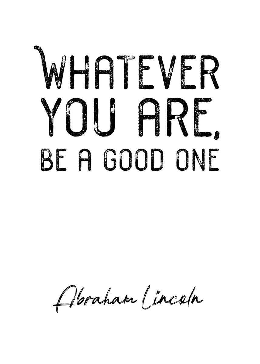 'Abraham Lincoln Quote 5' Poster, picture, metal print, paint by ...