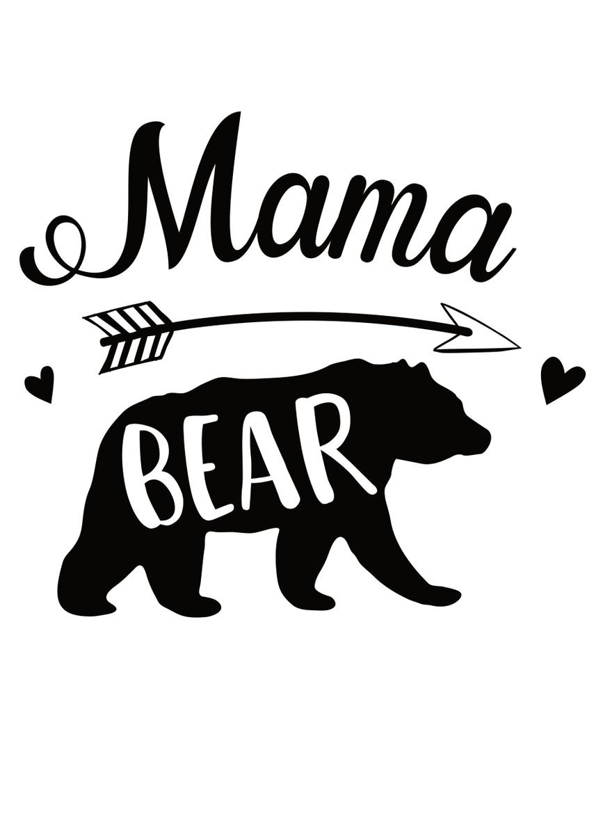 'mama Bear' Poster By Steven Zimmer 