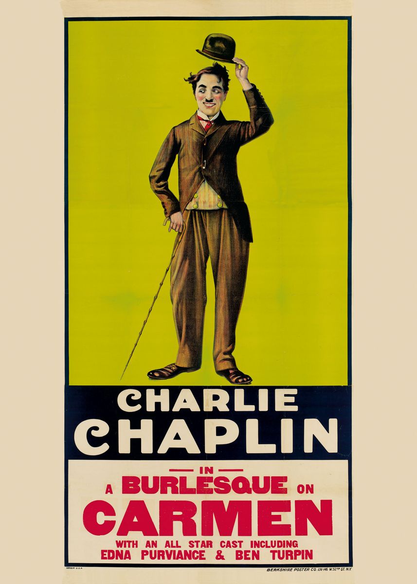 Charlie Chaplin' Poster by Drama Poster |