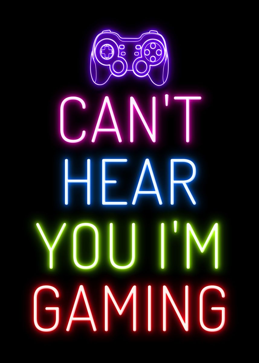 'Gamer' Poster by Alia James | Displate