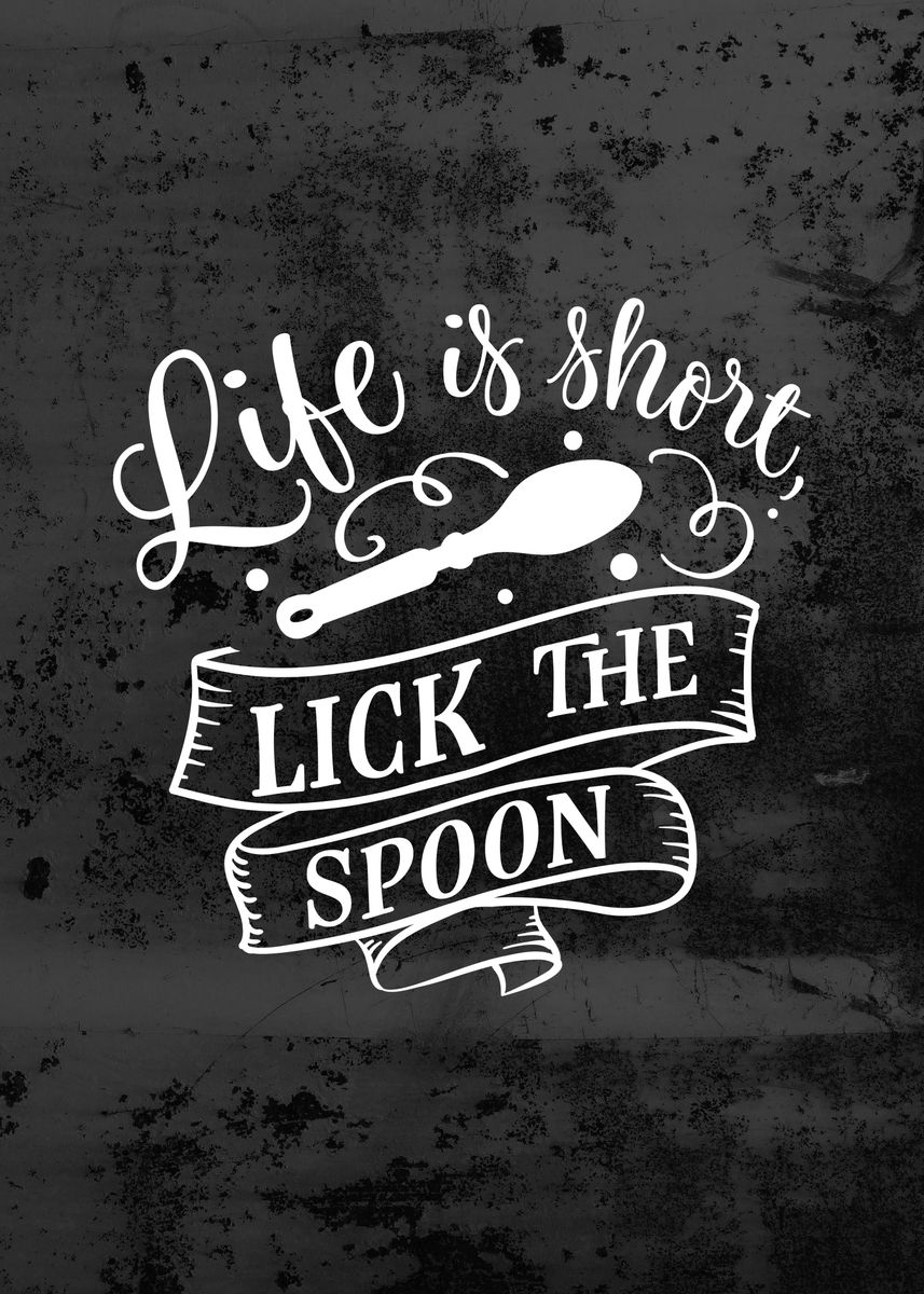 'Kitchen Funny Wall Decor' Poster by Decoratier Qwerdenker Displate