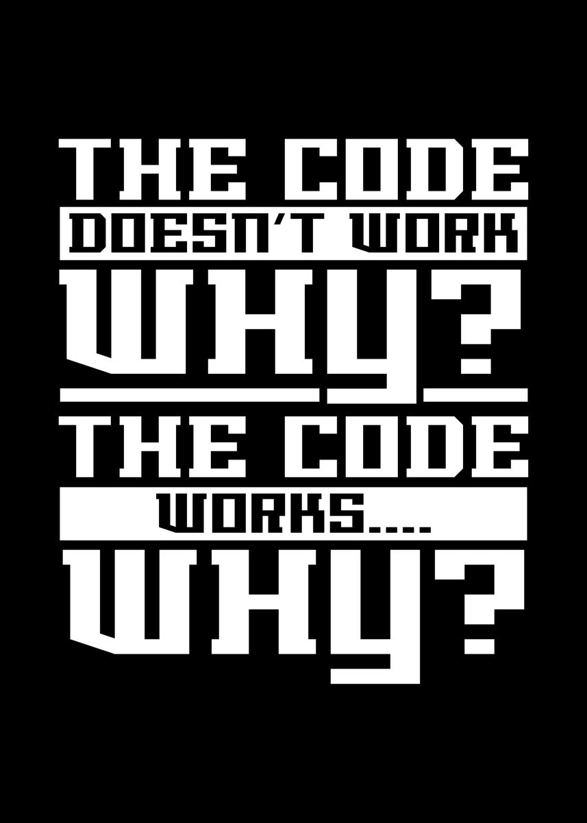 'Computer Programmer Coding' Poster, picture, metal print, paint by ...