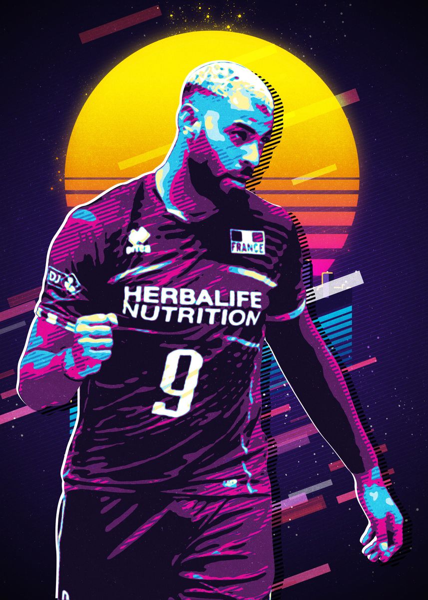 'Earvin Ngapeth' Poster by Sonni Displate