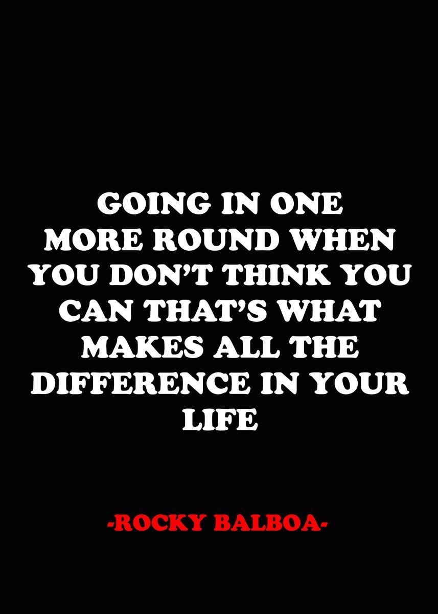 Rocky Balboa winning' Poster, picture, metal print, paint by Andy and John, Displate