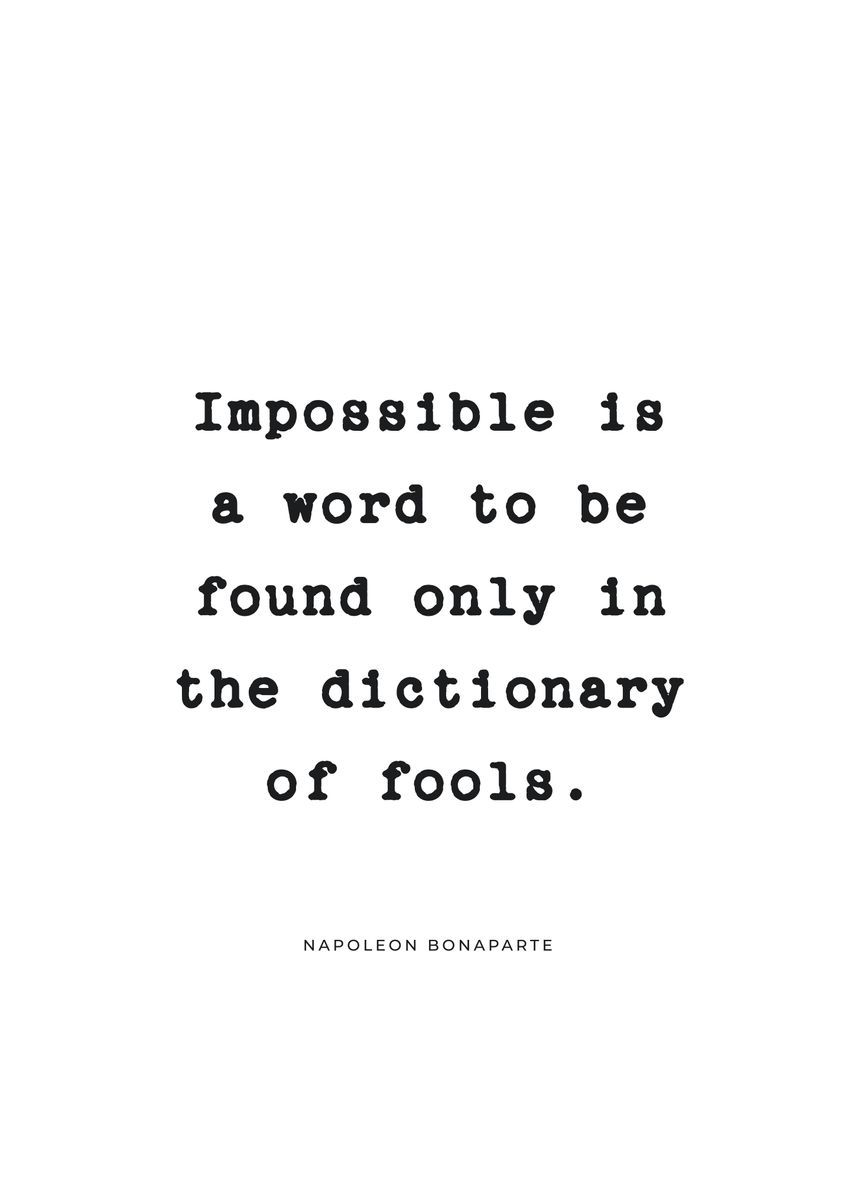 'Dictionary For Fools Quote' Poster, picture, metal print, paint by ...