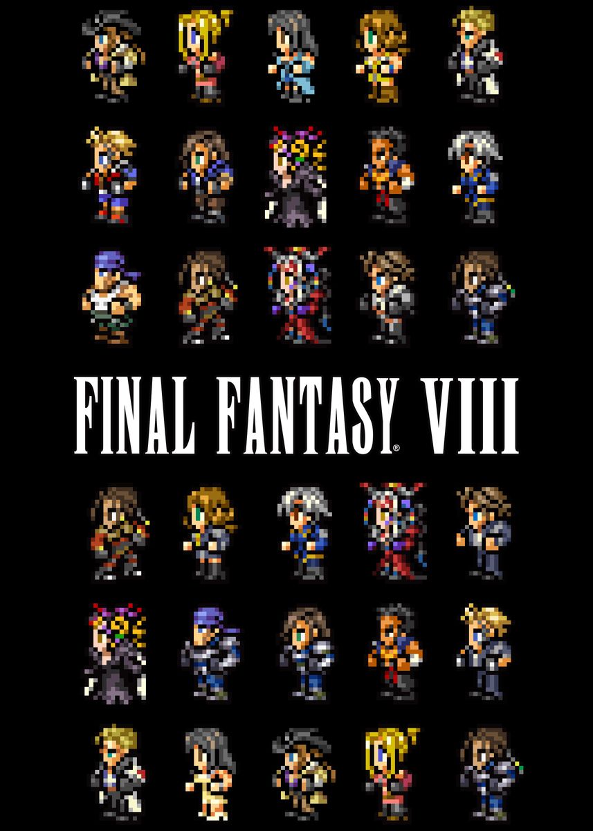 Final Fantasy VIII 8 Pixel