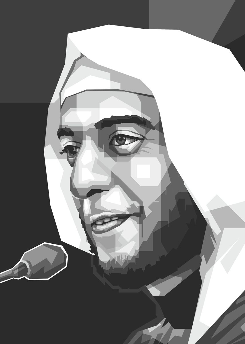 'Ust Ali Jaber wpap 1' Poster by Rizky Dwi | Displate
